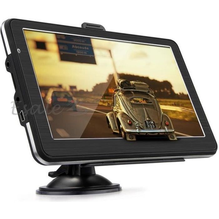 GPS Voiture Et Camion 7 Pouces UK/UE 2025 - Mises à Jour Cartes Gratuites à Vie, Guidage Vocal, Alerte Radars | Recherche Par Code Postal, Personnalisation Itinéraire Camion