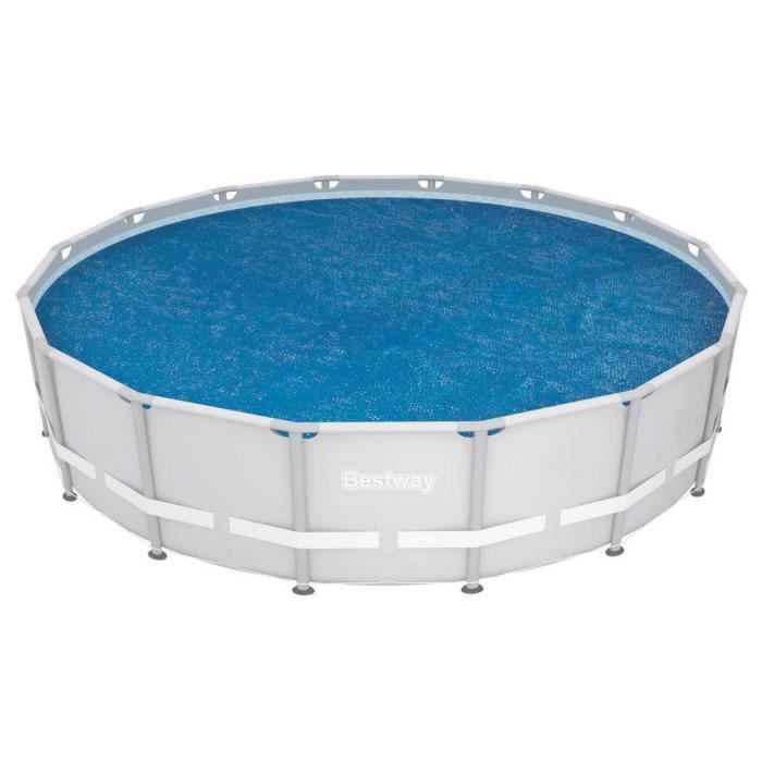 BESTWAY Bâche solaire Ø 462cm pour piscine Frame Pool Ø 488cm