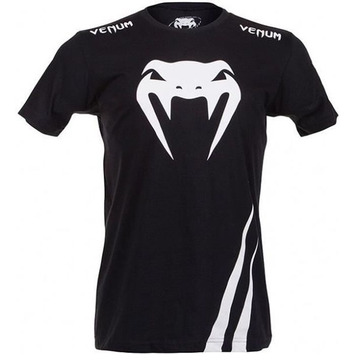 VENUM T-shirt de sport de combat Challenger - Noir et blanc