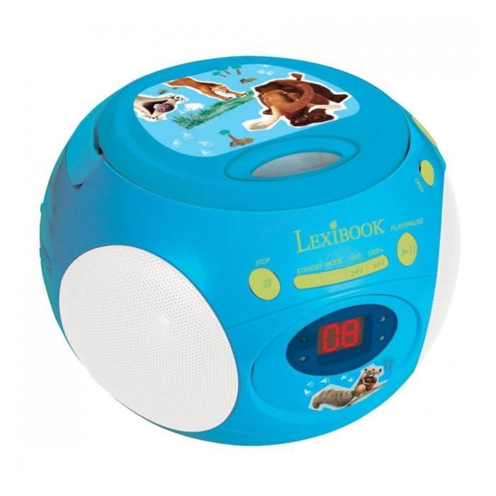 LEXIBOOK - Radio Lecteur CD L age de Glace
