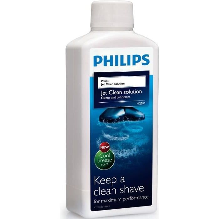 Accessoire rasoir - PHILIPS HQ200/50 Solution de nettoyage JetClean - 300ml