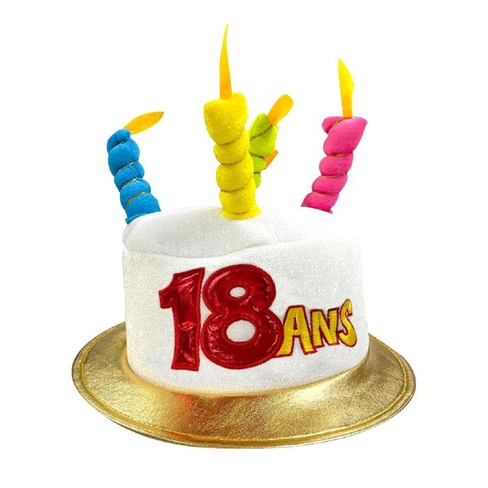 CHAPEAU ANNIVERSAIRE 18 ANS