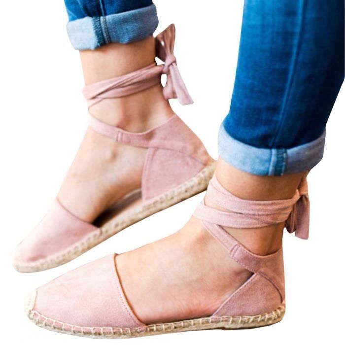 Bout Fermé Shoes Mode Décontractée Rétro. SANDALE , NU,PIEDS Minetom Femme Sandales Romaines Été Printemps Plat
