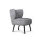 Fauteuil Tissu Design Crapaud Mali Noirblanc Achat Vente