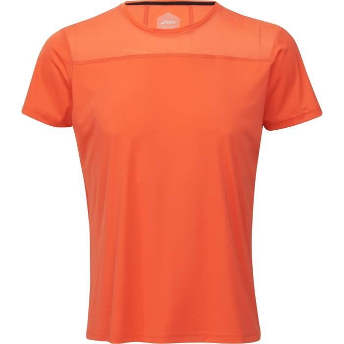 ASICS T-shirt True Prfm - Homme - Rouge corail