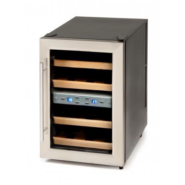 Cave à vin 12 bouteilles - 2 zones de te1