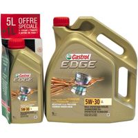 HUILE MOTEUR CASTROL Huile moteur Edge - 5W-30 LL 5+1L HUILE MOTEUR CASTROL Huile moteur Edge - 5W-30 LL 5+1L