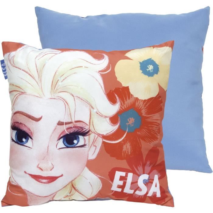 LA REINE DES NEIGES Coussin Carré Confort Elsa - 40x40 cm