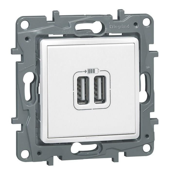 Prise double USB Legrand - 1500 mA