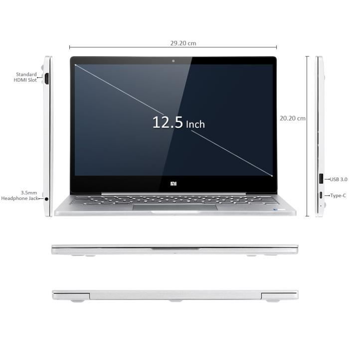 Xiaomi Air 12 Ordinateur Portable Notebook Windows2