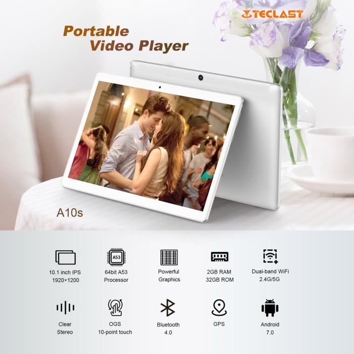 Teclast A10S 10.1 Pouces Tablette Tactile 2Go+32Go3
