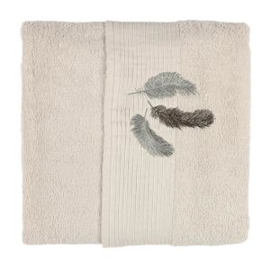 FINLANDEK Drap de bain 100x140 plume mastic