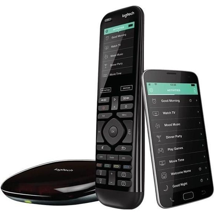Logitech Télécommande universelle Harmony Elite - 15 en 1 - Actions à commande directe - Commande à distance