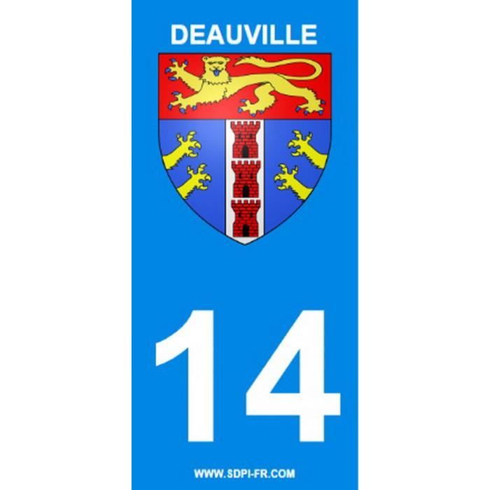 STICKZIF 2 Autocollants City 14 Deauville SC14