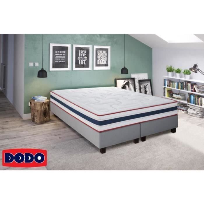 DODO Ensemble matelas 180 x 200 cm + sommiers 2 x 90 x 200 cm - 1170 Ressorts ensachés - Equilibré - VINCA