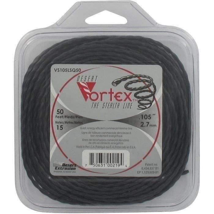 JARDIN PRATIC Coque fil nylon copolymère VORTEX - Longueur: 15m, Ø: 2,70mm
