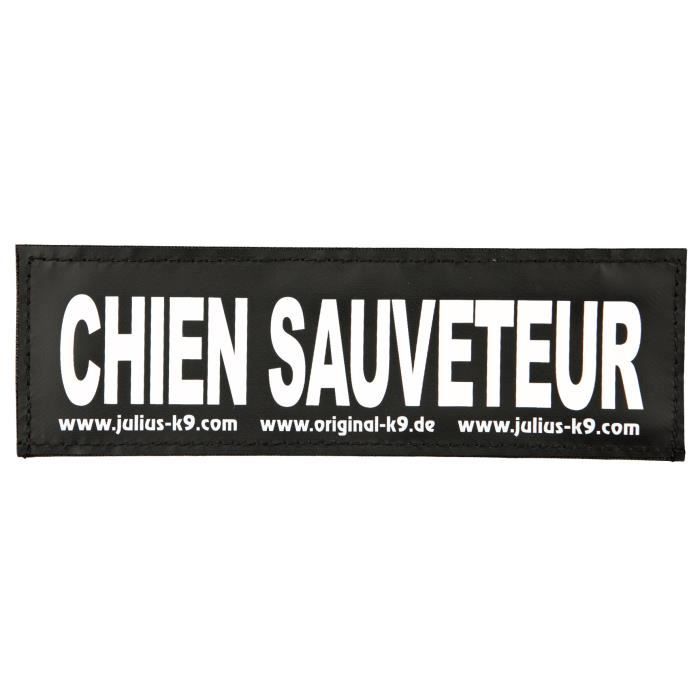 TRIXIE 2 Stickers Velcro Julius-K9 - L - Chien Sauveteur - Pour chien