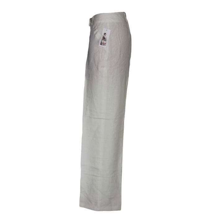Pantalon T46 Idéal 46 Blanc Mariage Cassé Taille Lin Crème Neuf 100 11fqF
