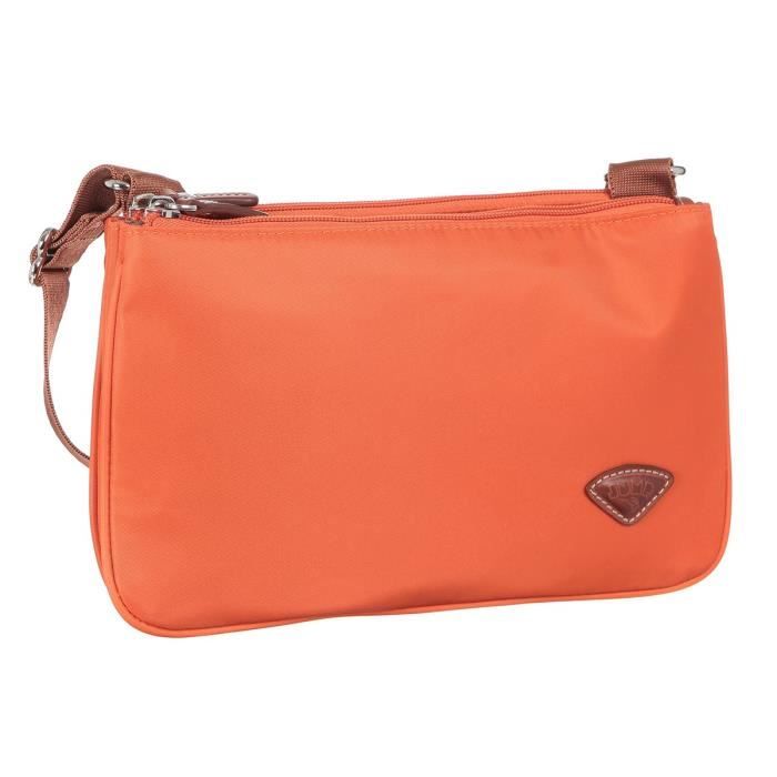 JUMP - NICE Sac Bandoulière 3 Zips Orange