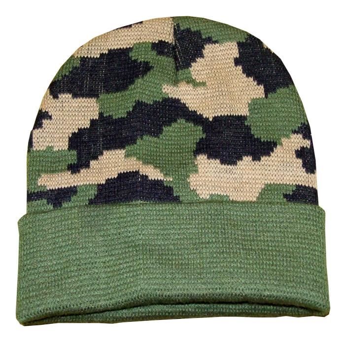 TERRITOIRE CHASSE Bonnet camouflage - Garçon