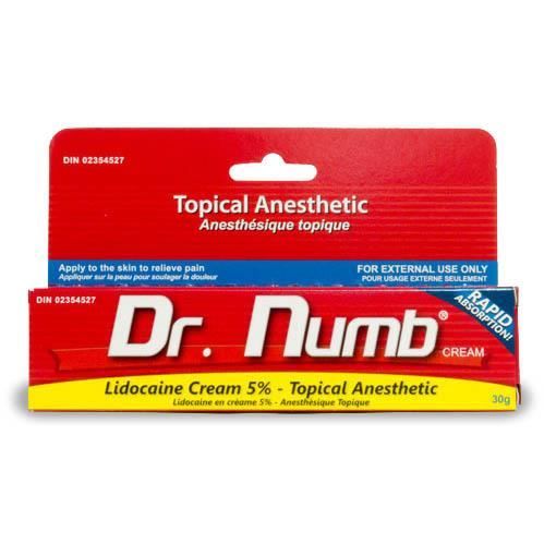 CREME ANESTHESIANTE DR NUMB - Achat / Vente soin ...