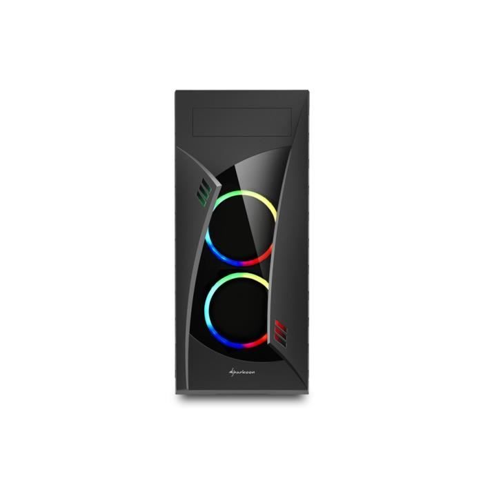 Sharkoon NIGHT SHARK RGB, Midi ATX Tower, PC,3