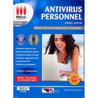 ANTIVIRUS ANTIVIRUS PERSONNEL 2009-2010 / LOGICIEL PC CD-ROM ANTIVIRUS ANTIVIRUS PERSONNEL 2009-2010 / LOGICIEL PC CD-ROM