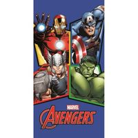SERVIETTE DE PLAGE AVENGERS Drap de plage 70x140 cm bleu SERVIETTE DE PLAGE AVENGERS Drap de plage 70x140 cm bleu