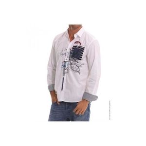 Vente Desigual Homme Achat Pas Chemise Xqycatiw Cher 9EYHIe2DW