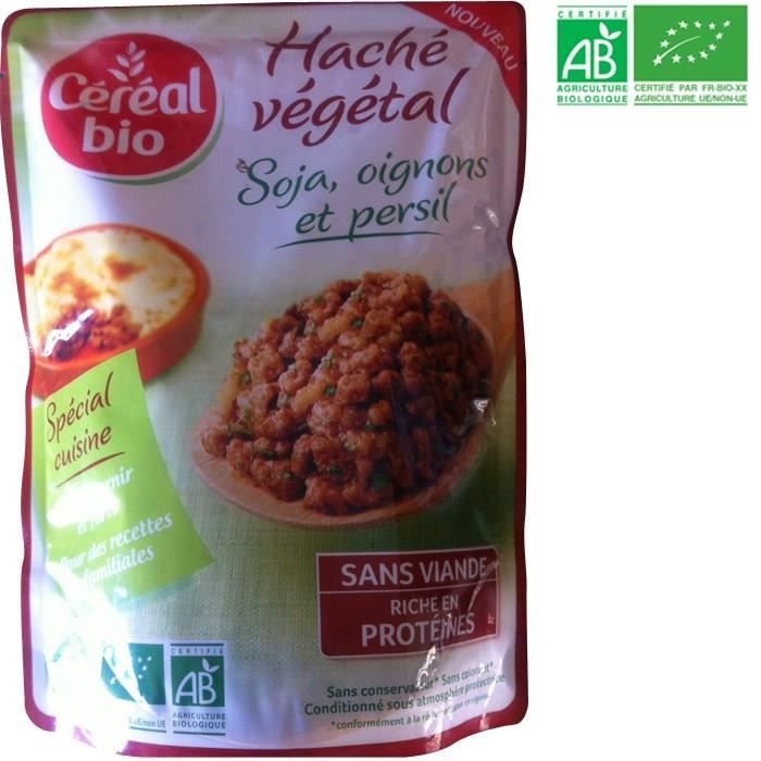CEREAL BIO Haché végétal - Soja oignons persil - Bio - 250g
