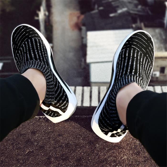 Classique Rouge Homme Mode Sandales Grande noir blanc Durable Taille Moccasins Antidérapant Chaussures Sneakers Nouvelle Entreprise xI7C5ww
