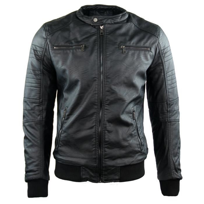 Veste homme blanche simili cuir neuf Veste homme blanche simili cuir neuf