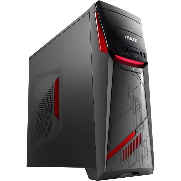 Unité Centrale - ASUS G11DF-FR125T - AMD Ryzen 7 - 16Go de RAM - Disque Dur 256Go SSD + 1To HDD - GTX1060 6Go - Windows 10