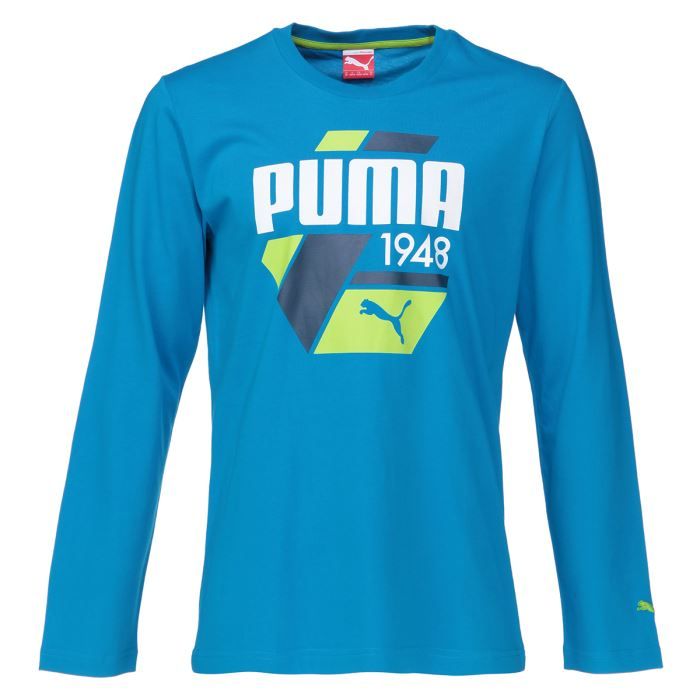 tee shirt puma homme cyan