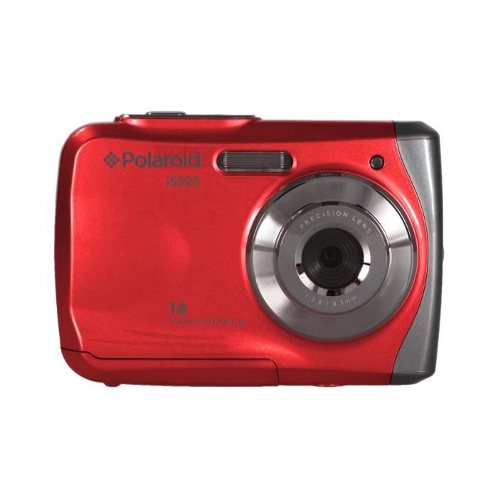 POLAROID IS525 Rouge étanche 16 Mpixels Appareil photo numérique Compact Achat / Vente