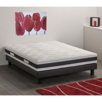 MATELAS DEKO DREAM Matelas ASTON 140x190 cm - Mousse - Fer MATELAS DEKO DREAM Matelas ASTON 140x190 cm - Mousse - Fer