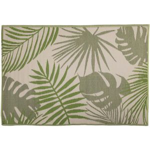TAPIS D’EXTÉRIEUR Tapis de jardin Tropic 241 x 152 cm Blanc,Vert