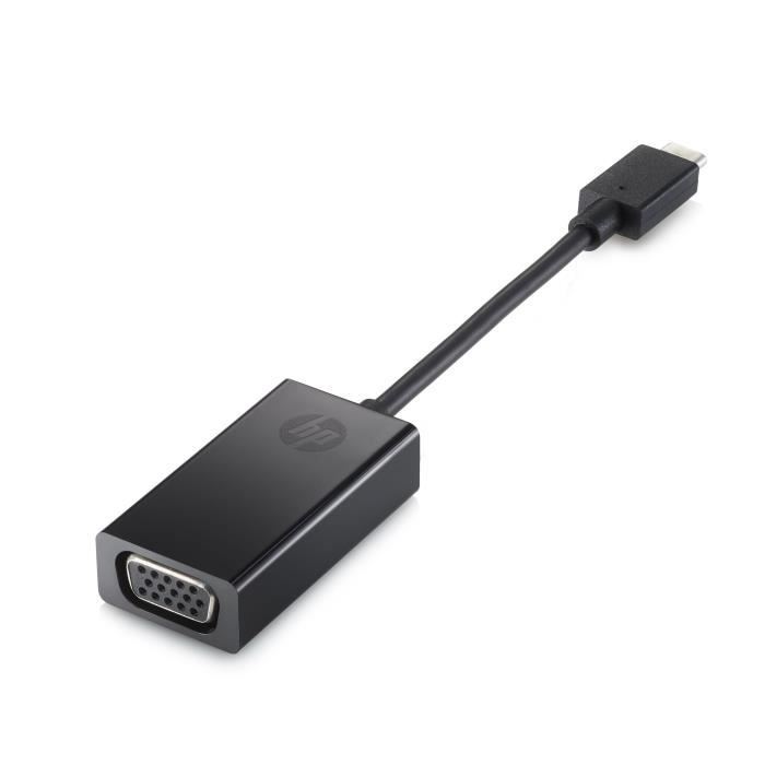 HP Adaptateur USB C a VGA Noir