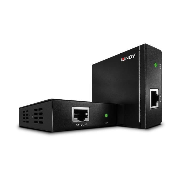 LINDY Kit extender HDMI & IR sur IP (100Base-T) - 100m