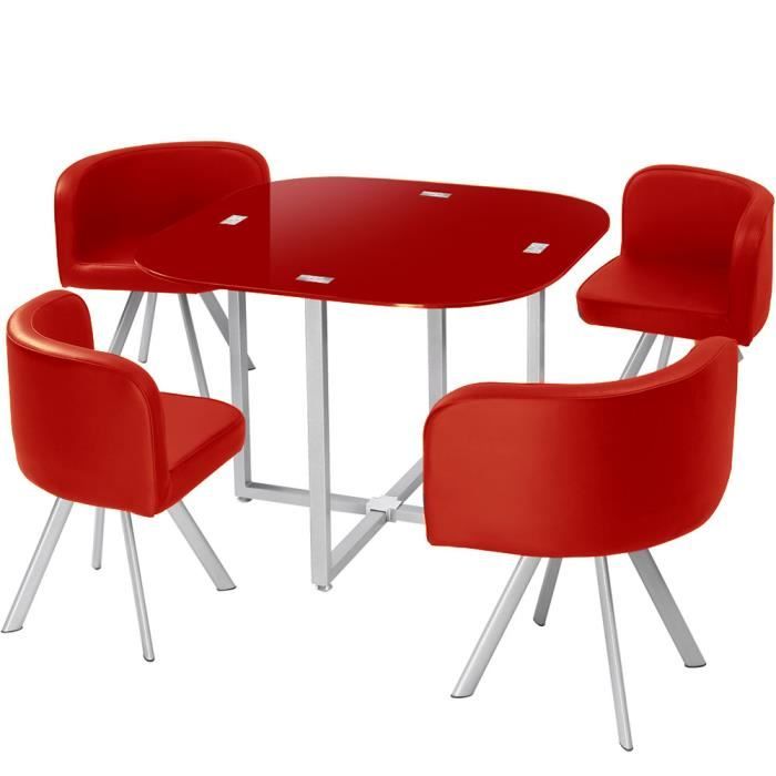 90 Manger Mosaic Achat Vente À Rouge Table Et Chaises DH2E9I