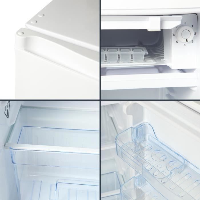 Réfrigérateur top 45cm 91l a+ silver1