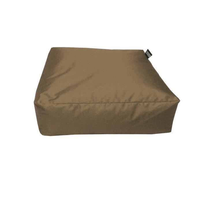 EASY FOR LIFE Coussin de sol Blok - 90cm - Marron taupe