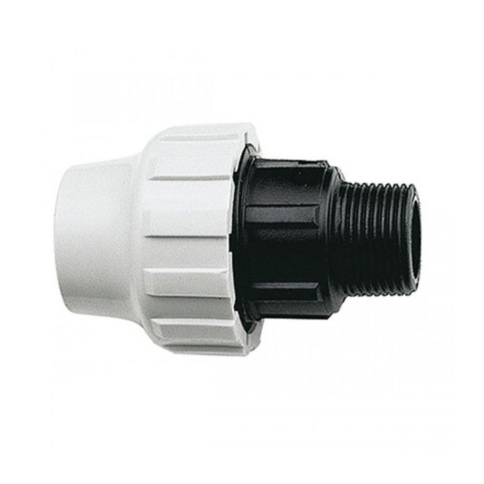 SOMATHERM Raccord plastique PER - Droit mâle PER - Ø 20 Filetage 1/2