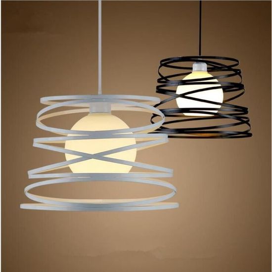 Personnalite Salle Ø32cm Créative Stoex® Moderne À Manger Salon De Nordic Fer Lustre Noir Lampshade Den Chambre 3T1lcKJF