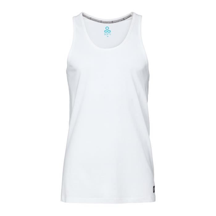 SOFTWR Débardeur Uni - Homme - Blanc cassé