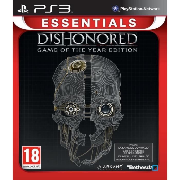 Dishonored Goty Essentials Jeu PS3