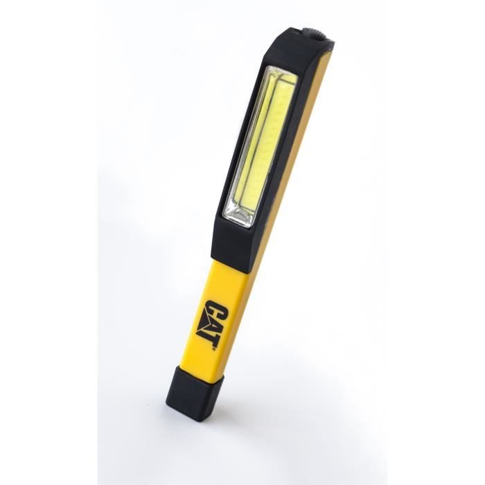 Lampe De Poche Ct1000 175 Lumens Cob Base Aimantee Jaune Et Noir