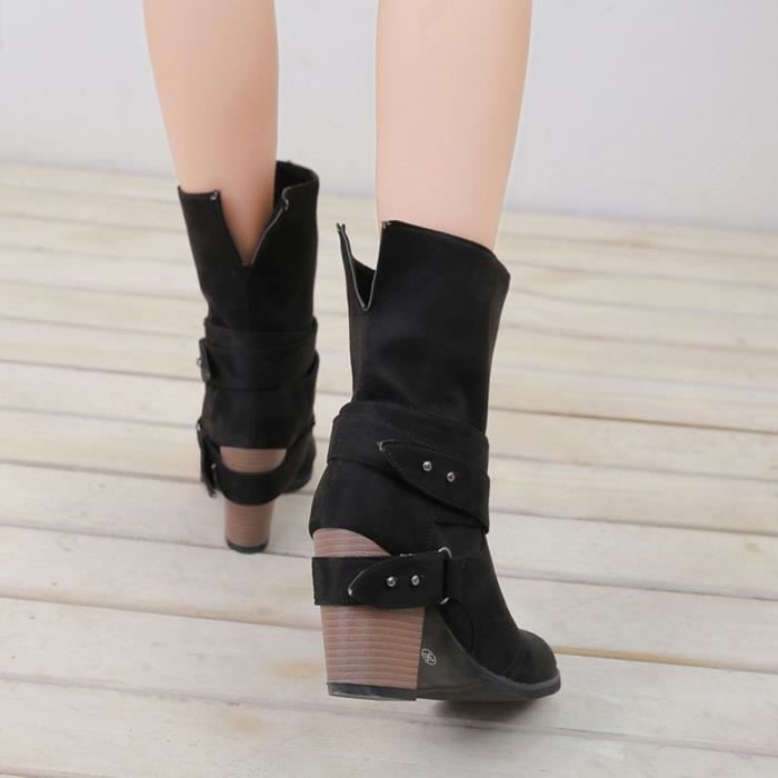 Plat Femmes Chaussures Plus De les Cuissardes Sexy Bottes Amyamyi 0q58fwvx