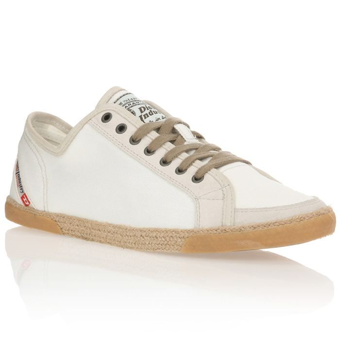 DIESEL Baskets Yesterday Nostalgia Homme crème et gris   Achat