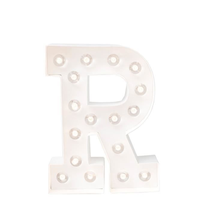 ARTEMIO Lettre lumineuse à led R